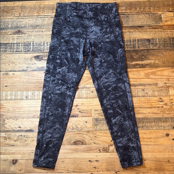 The Gym People Gray Marble Workout Leggings women’s size M - Picture 2 of 8